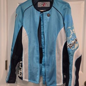 Joe Rocket Blue and Black Mesh Jacket